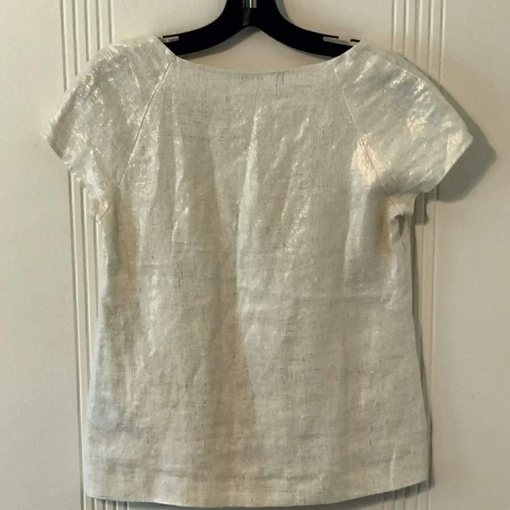 J. Crew Linen Top  - Picture 4 of 5